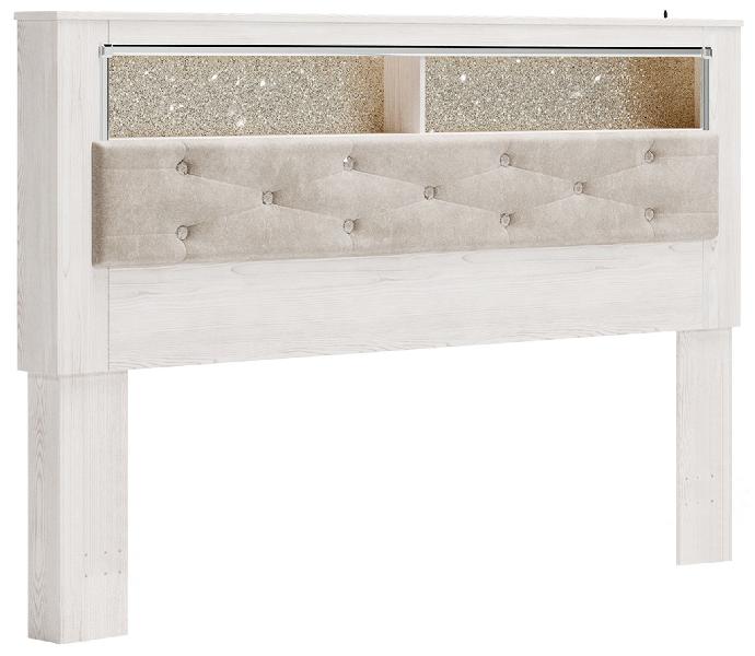 Image of Altyra - King UPH Panel Bookcase HDBD - White