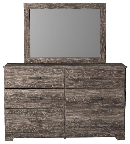 Image of Ralinksi - Dresser, Mirror - Gray