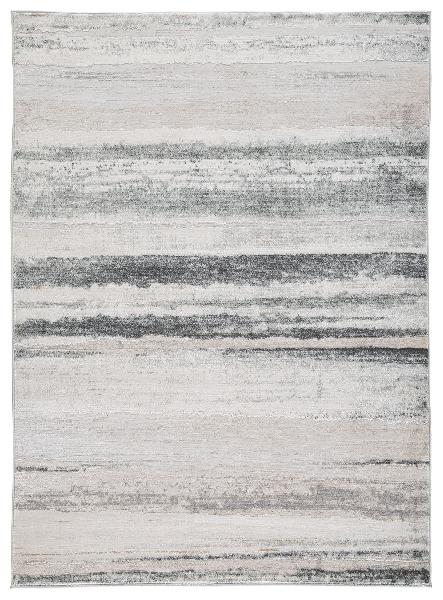 Image of Abanett - 5' x 7' Rug - Gray