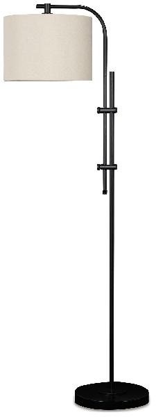 Image of Baronvale - Metal Floor Lamp  - Black