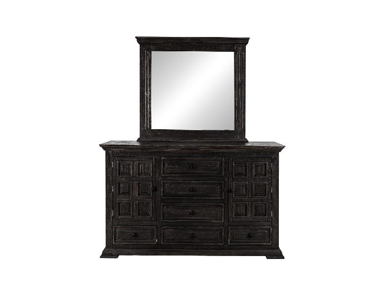 Image of Terra - Dresser With 6 Drawer And 2 Doors - Tricorn Black