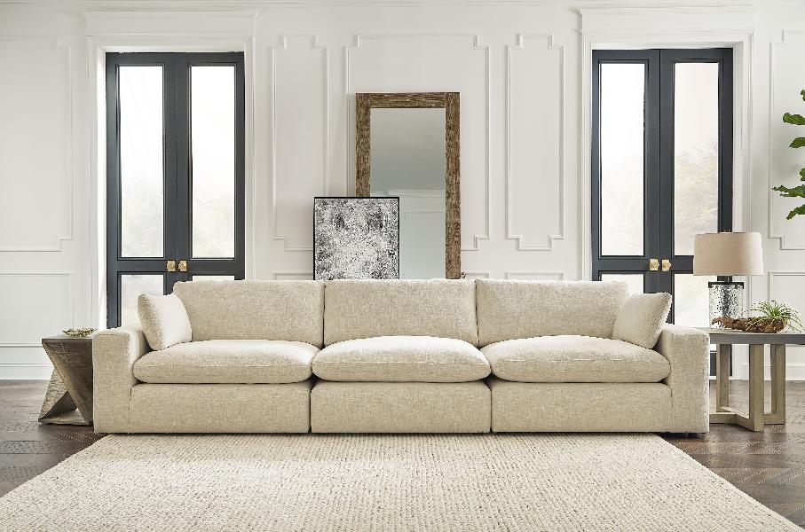 Image of Elyza - Sofa 3 Pc Sectional - Linen