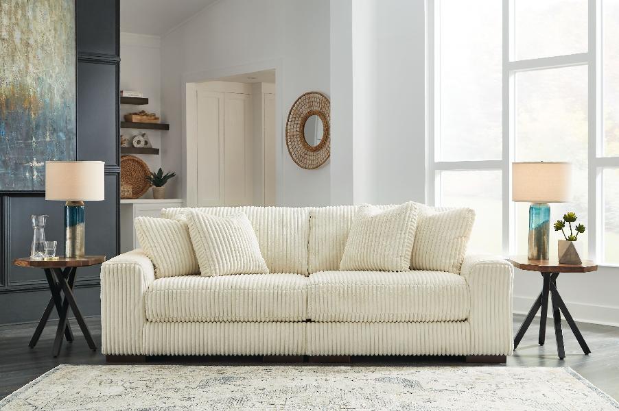 Image of Lindyn - Sectional Sofa 2 Pc - Ivory