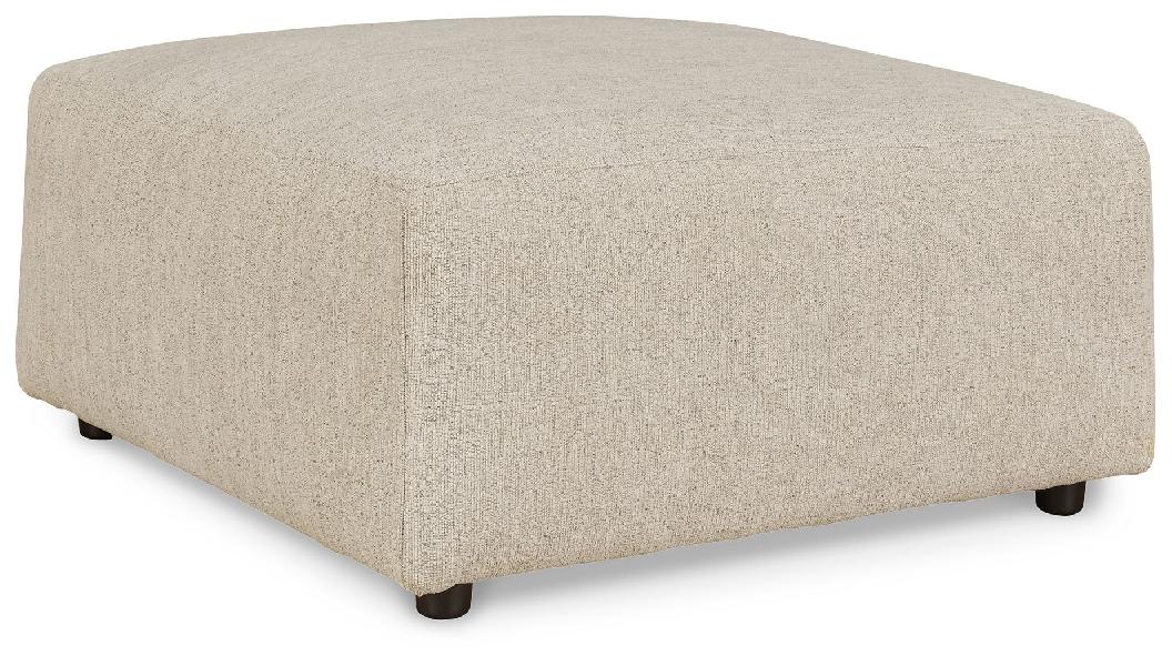Image of Edenfield - Oversized Accent Ottoman - Linen