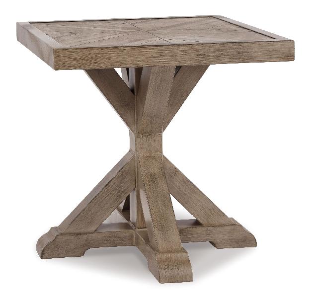 Image of Beachcroft - Square End Table - Beige