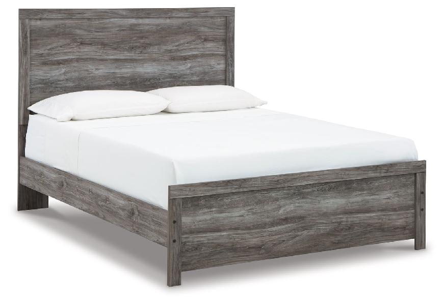 Image of Bronyan - Queen Panel Bed - Dark Gray