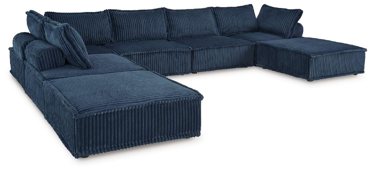 Image of Bales - 7-Piece Modular Seating - Navy