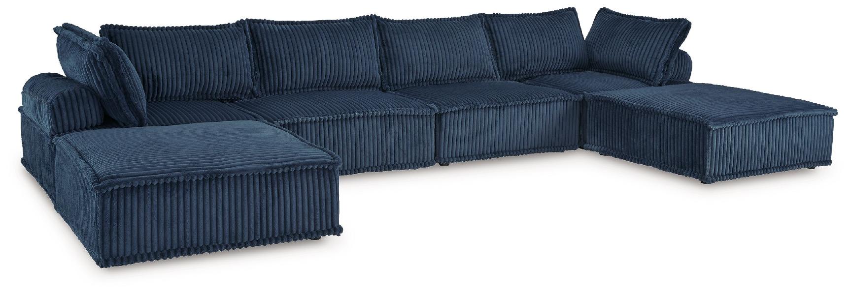 Image of Bales - 6-Piece Modular Seating - Navy