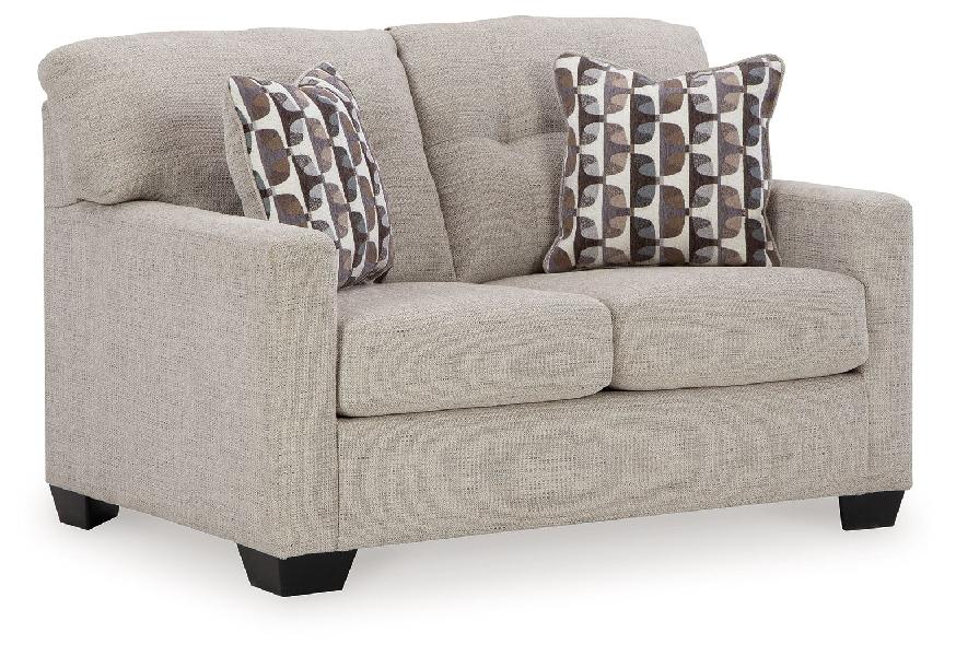 Image of Mahoney - Loveseat - Pebble