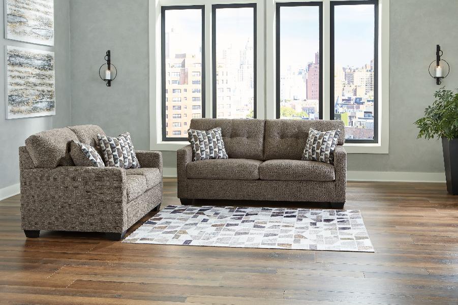 Image of Mahoney - 2 Pc. - Sofa, Loveseat - Chocolate