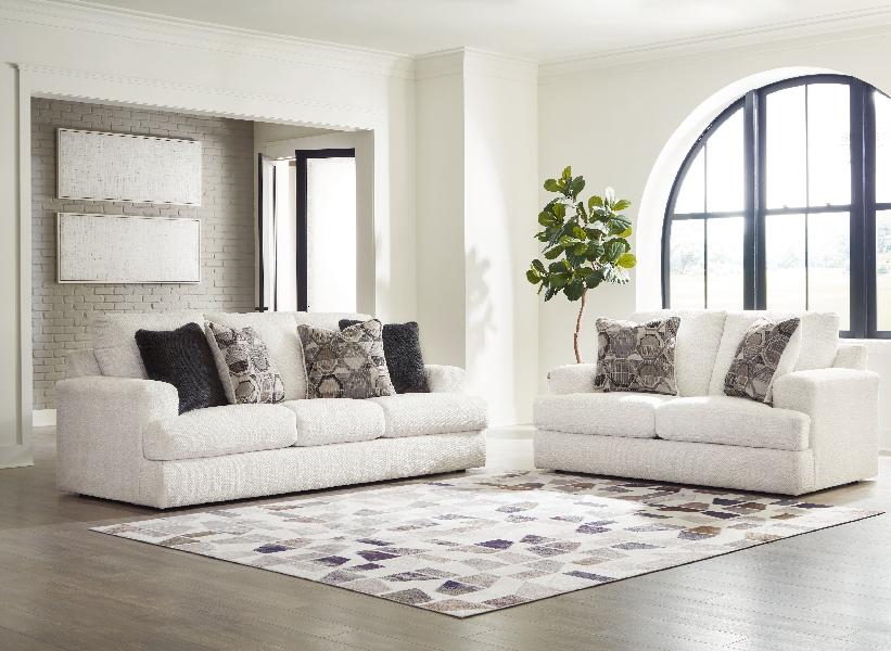 Image of Karinne - 2 Pc. - Sofa, Loveseat - Linen