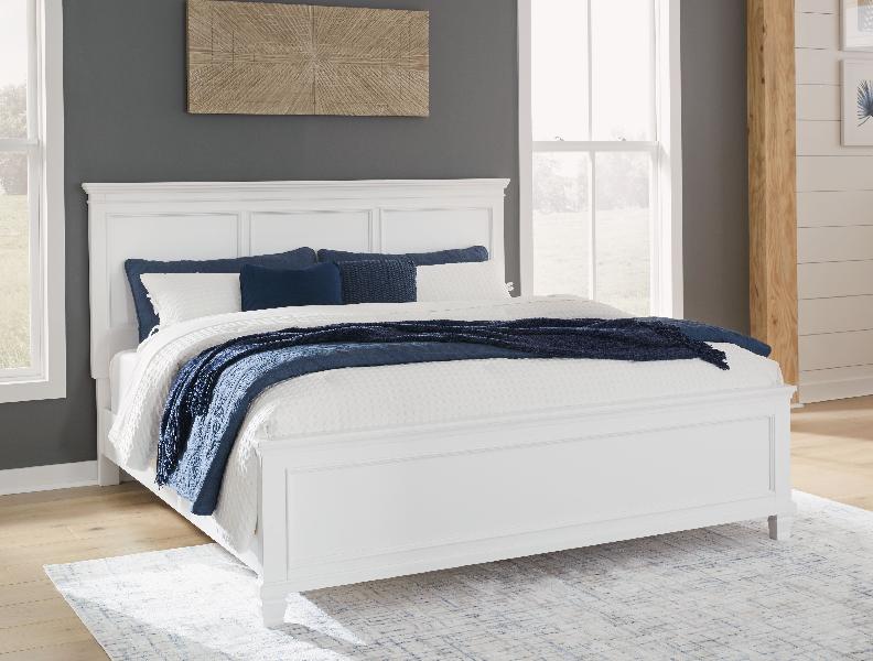 Image of Fortman - Queen Panel Bed - White
