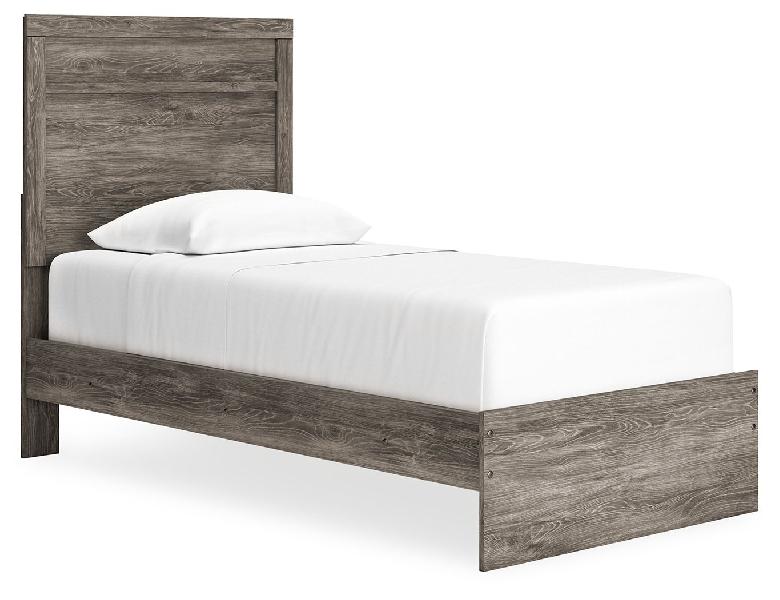 Image of Ralinksi - Twin Panel Bed - Gray