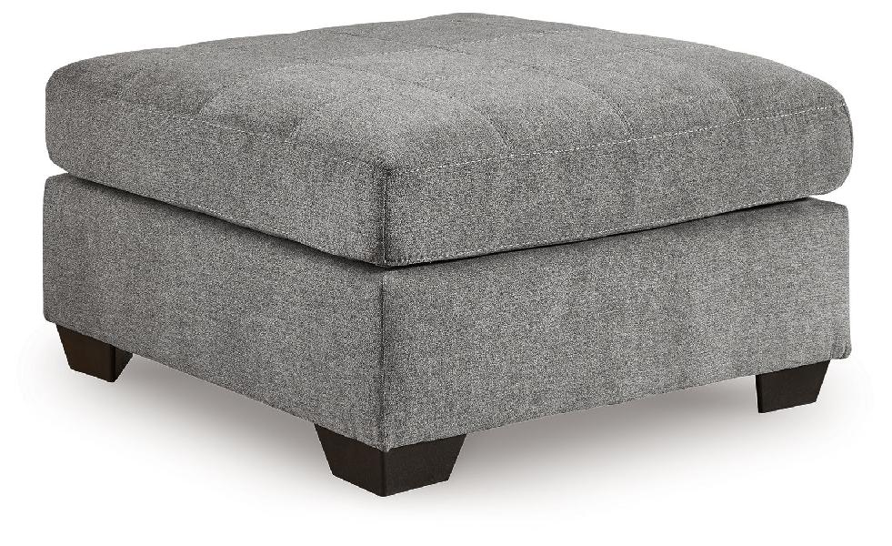 Image of Marleton - Oversized Accent Ottoman - Gray