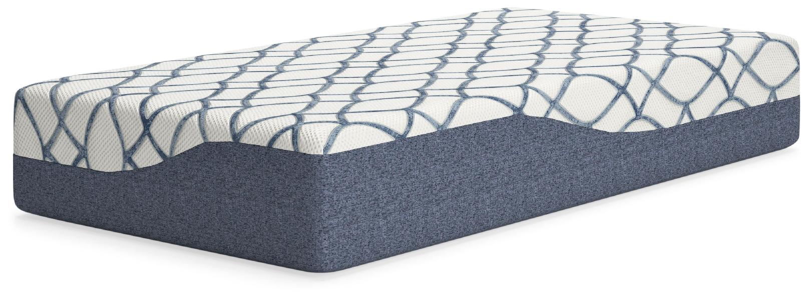 Image of 12 Inch Chime Elite 2.0 - Twin Mattress - White / Blue