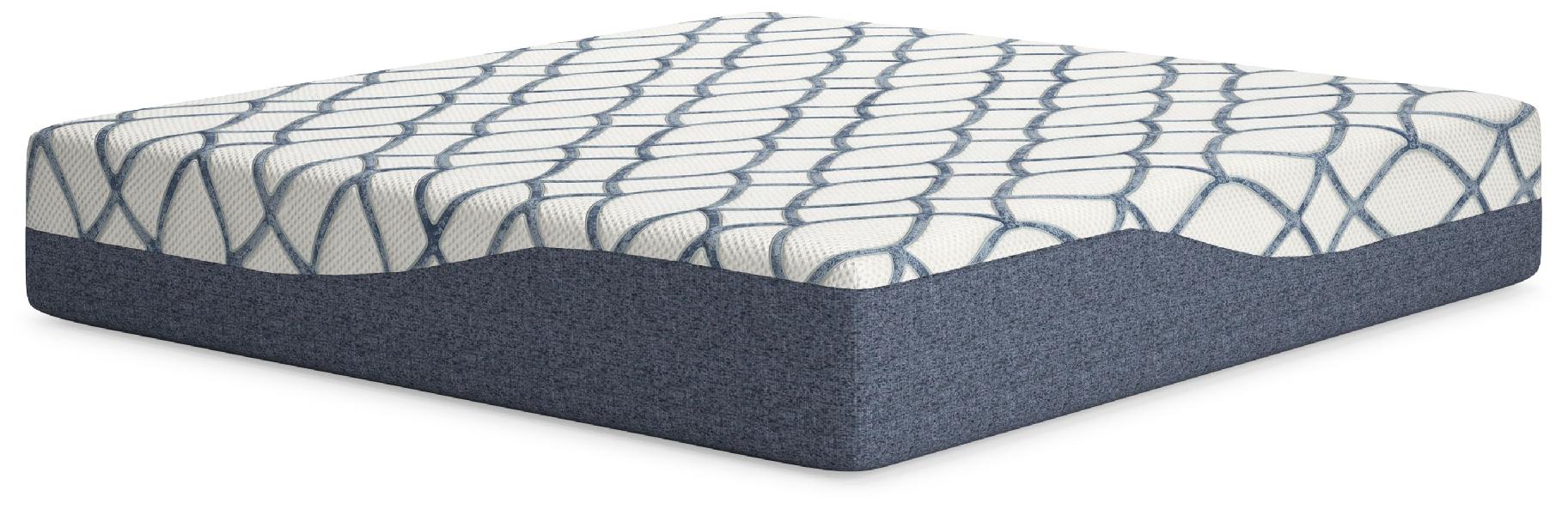Image of 14 Inch Chime Elite 2.0 - King Mattress - White / Blue