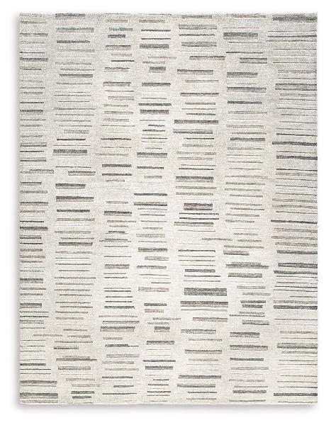 Image of Leesdale - 8' x 10' Rug - Ivory / Brown / Black