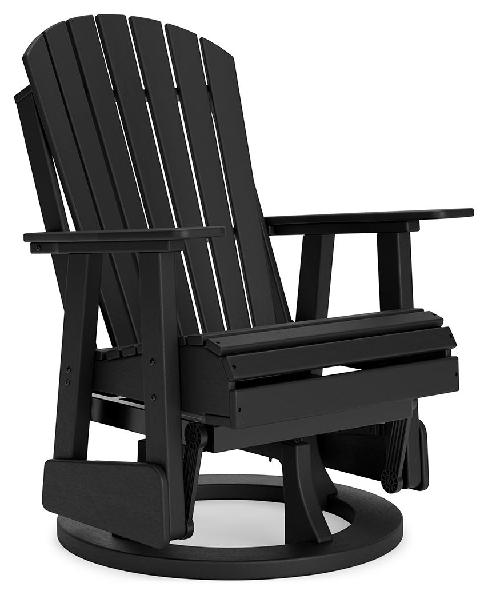 Image of Hyland Wave - Swivel Glider Chair - Black