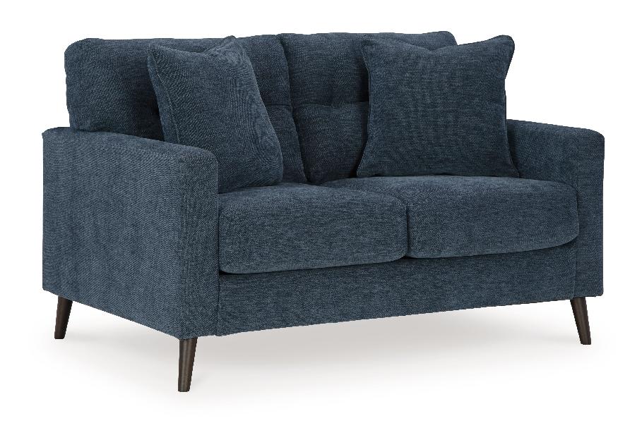 Image of Bixler - Loveseat - Navy