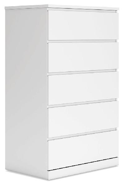 Image of Onita - Five Drawer Chest - White