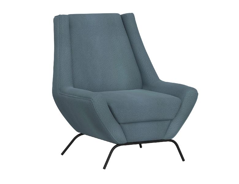 Image of Tyne - Armchair - Slate Blue