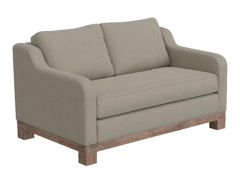 Image of Samba - Fabric Loveseat - Almond Gray