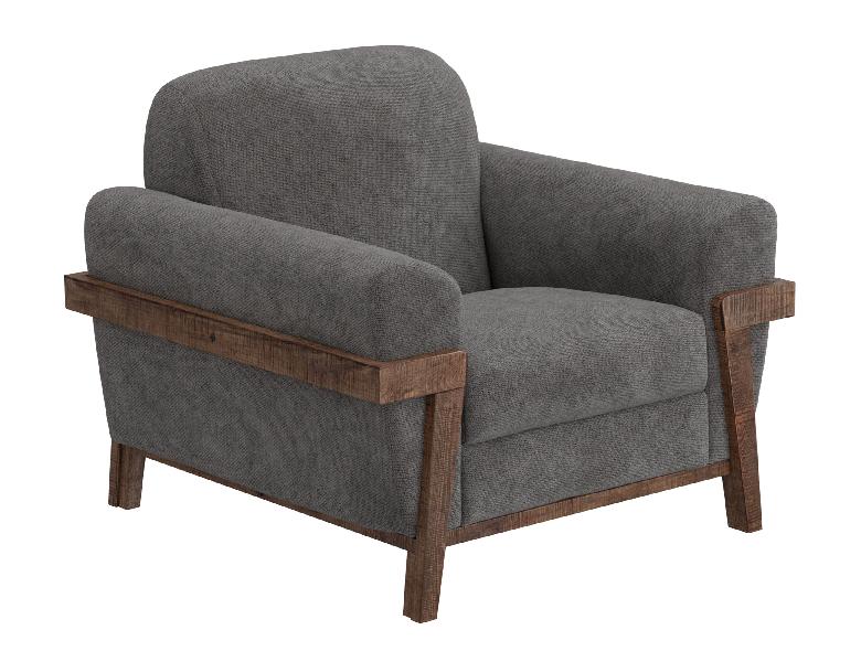 Image of Loft - Arm Chair - Iron Gray