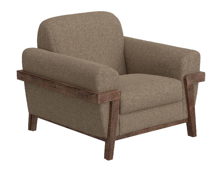 Image of Loft - Arm Chair - Brown Camel
