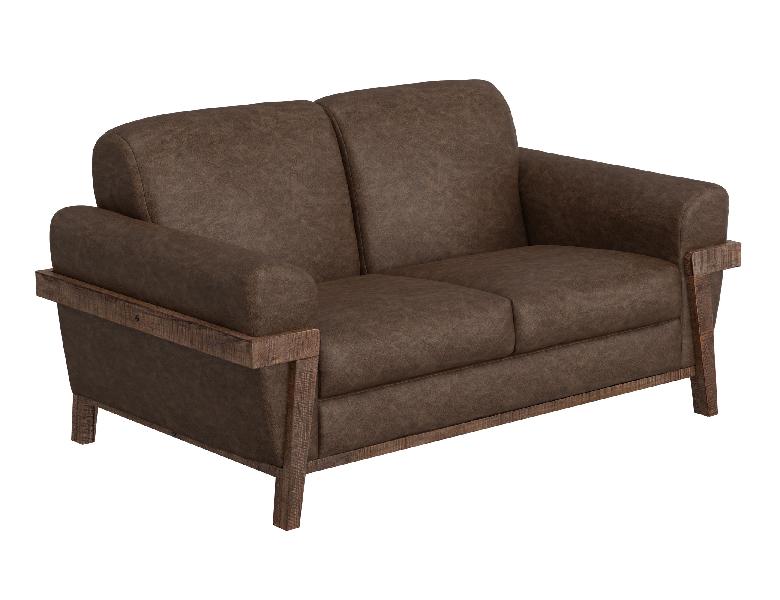 Image of Loft - Loveseat - Chocolate Brown
