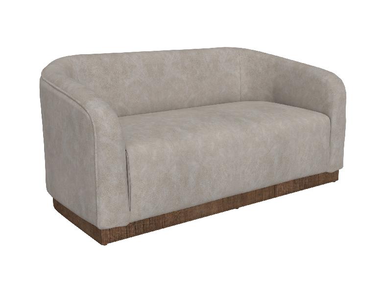 Image of Suomi - Japandi Style Comfort Loveseat - Marfil
