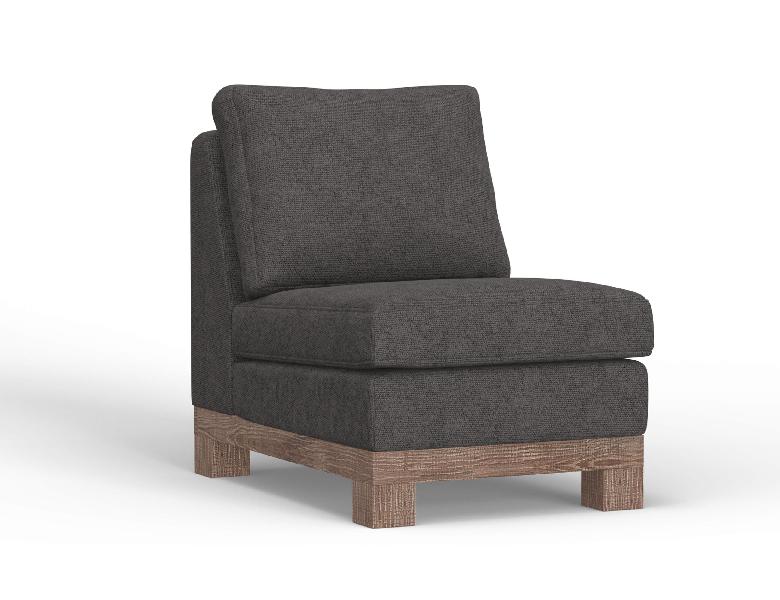Samba - Armless Chair - Iron Gray