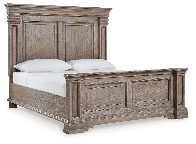 Image of Blairhurst - California King Panel Bed - Light Grayish Brown