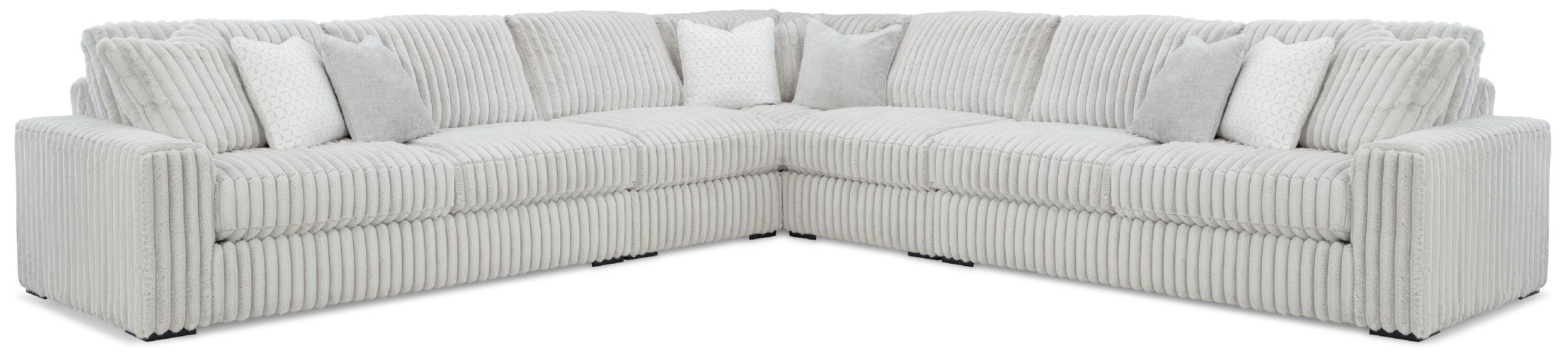 Image of Stupendous - 5-Piece Sectional - Alloy