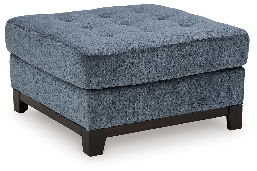 Image of Maxon Place - Oversized Accent Ottoman - Navy