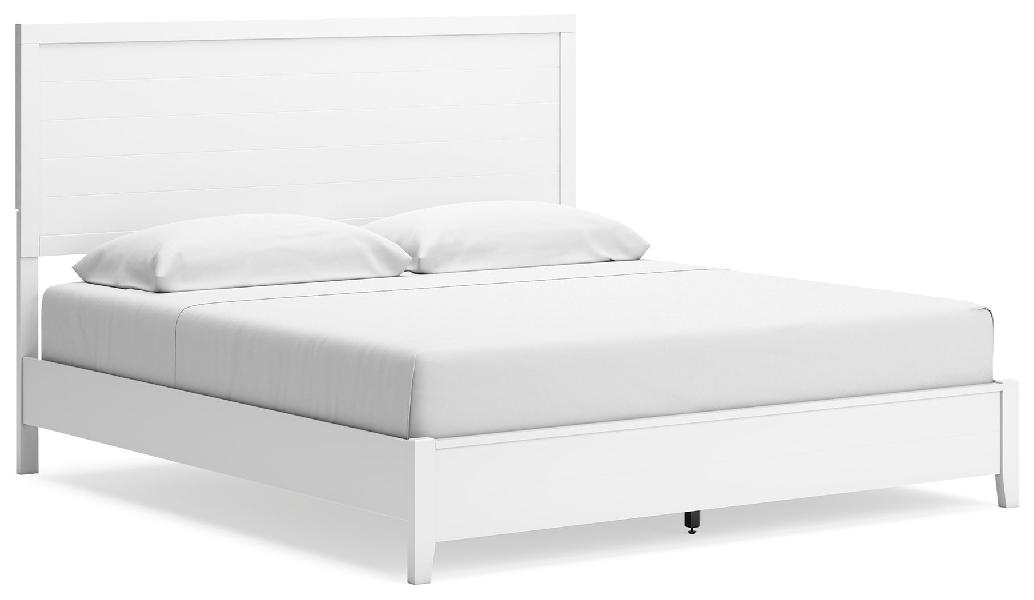 Image of Binterglen - King Panel Bed - White