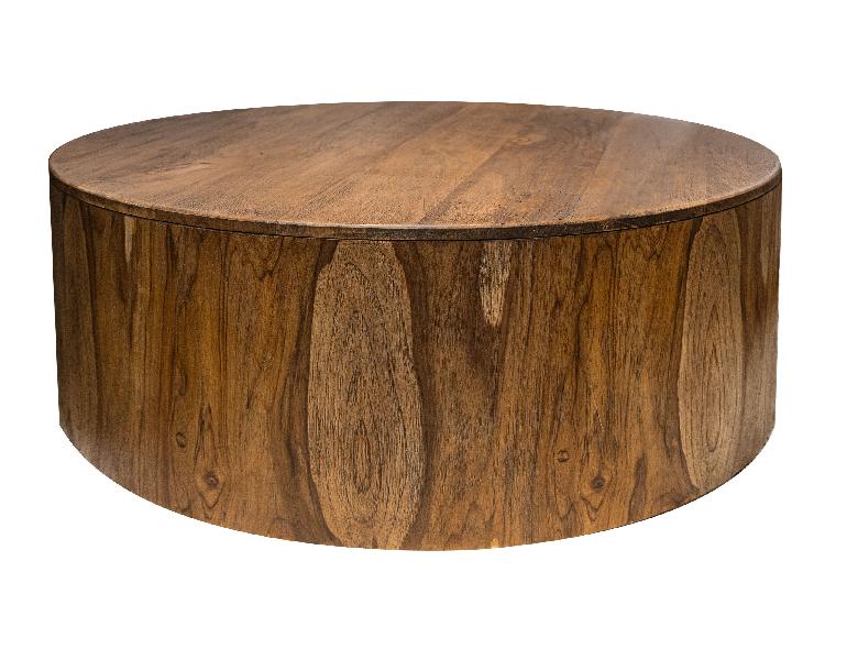 Image of Balam - Cocktail Table - Almond / Barrel Brown