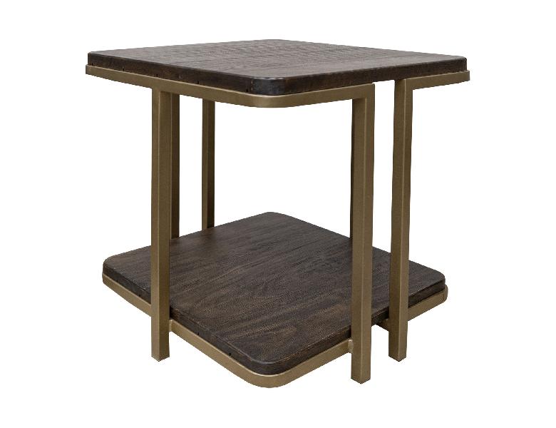Image of Onix - End Table - Mahogany Brown