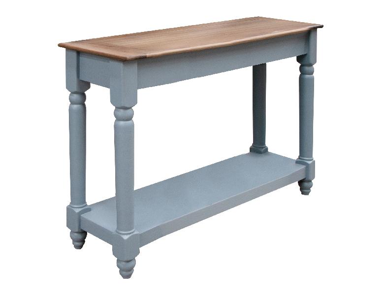 Image of Tiffany - Sofa Table - Blue / Brown