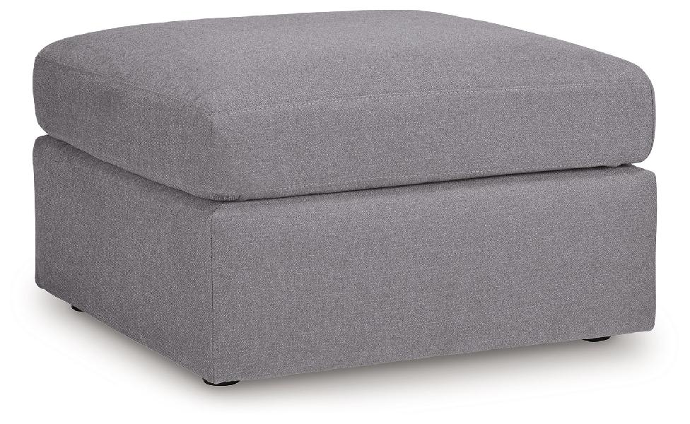 Image of Modmax - Oversized Accent Ottoman - Granite