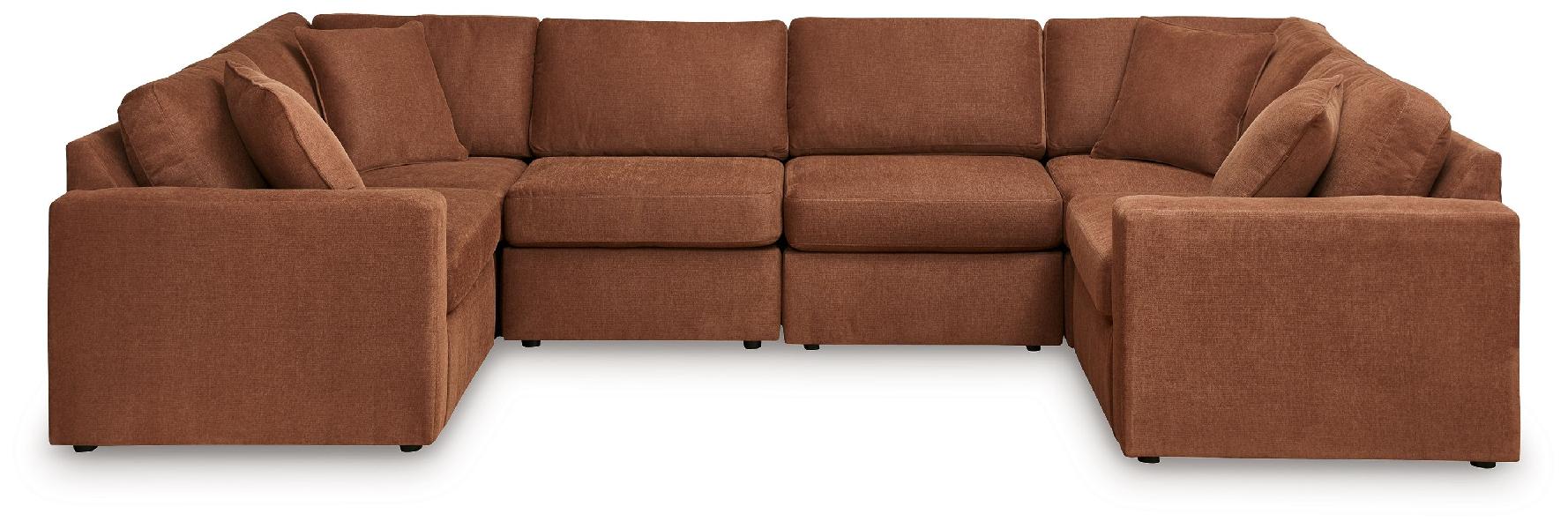Image of Modmax - 6-Piece Sectional - Spice