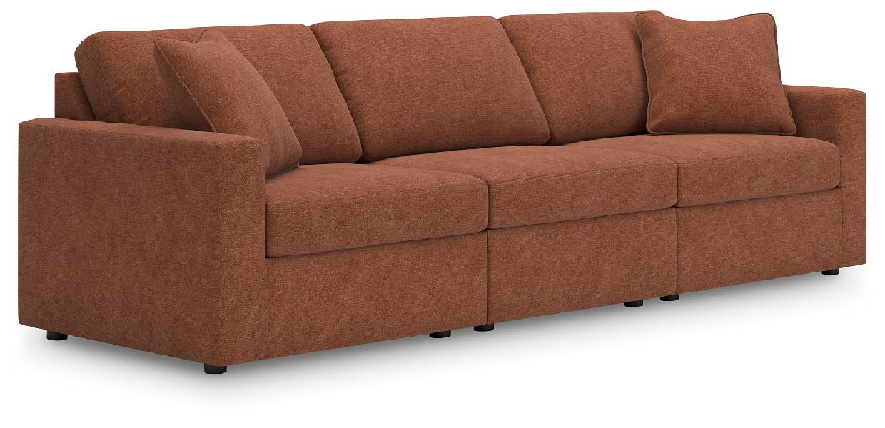 Image of Modmax - 3-Piece Sectional - Spice