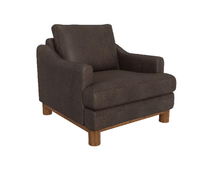 Image of Olimpia - Armchair - Chocolate Brown