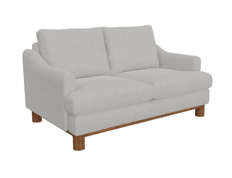 Image of Olimpia - Loveseat - Light Cream