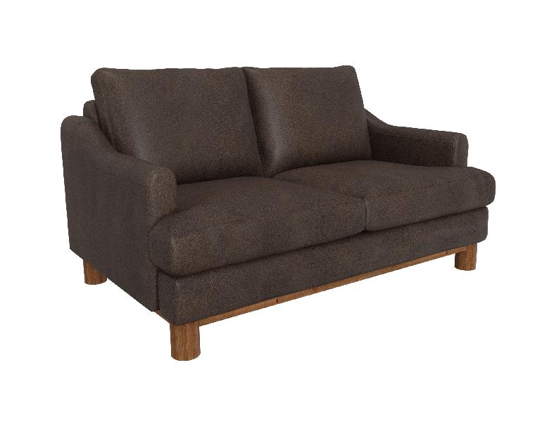 Image of Olimpia - Loveseat - Chocolate Brown