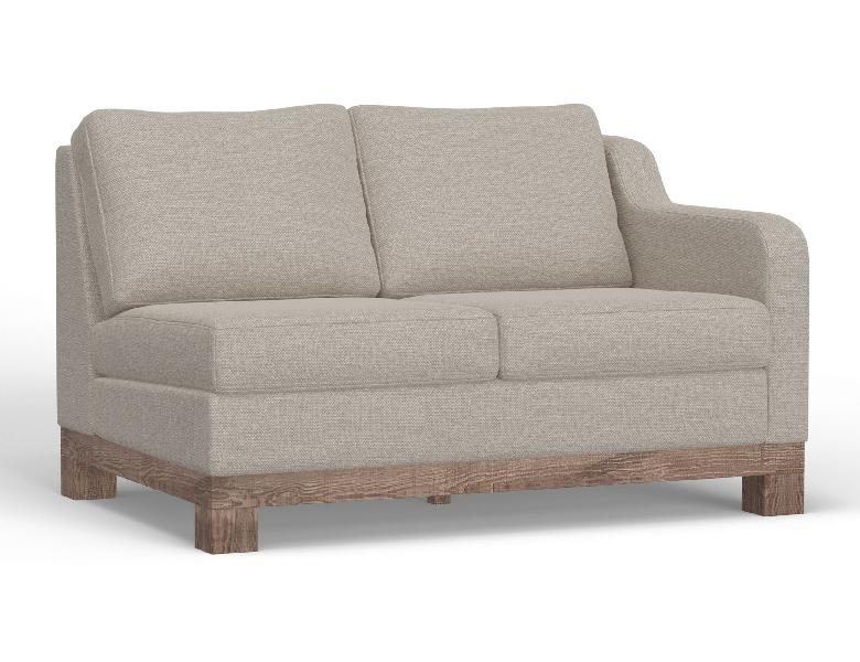 Image of Samba - Right-Arm Loveseat - Agreeable Gray