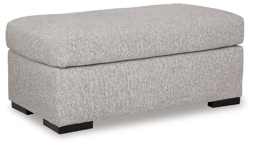 Image of Evansley - Ottoman - Pewter