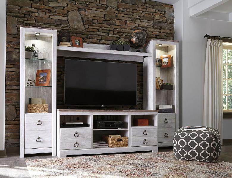 Image of Willowton - 4 Pc. - Entertainment Center - 64