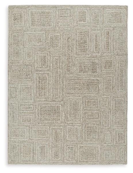Image of Brickburgh - 8' x 10' Rug - Gray / Ivory / Honey