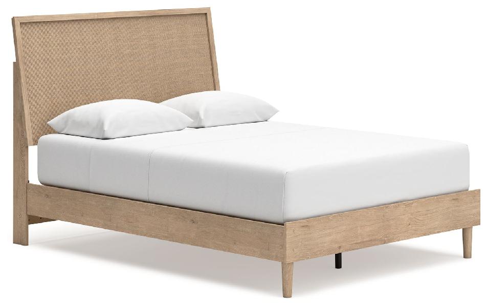 Image of Cielden - Queen Panel Bed - Two-tone