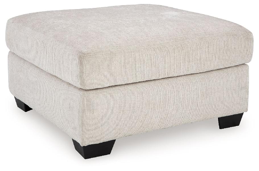Image of Aviemore - Oversized Accent Ottoman - Stone